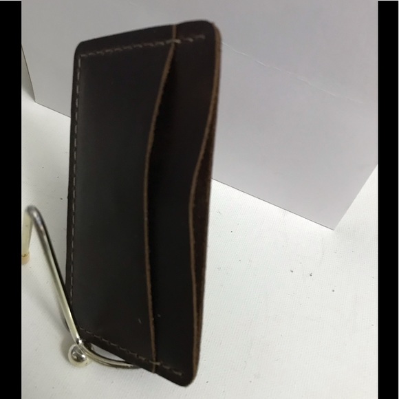Rustico Credit Card Holder 100% leather Made in USA Brand New - Picture 3 of 10